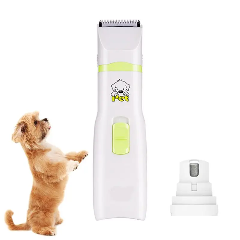 2 in 1 Pet Dog Cat Hair Trimmer Paw Nail Grinder Grooming Clippers Nail Cutter Hair Cutting Machine
2 in 1 Pet Dog Cat Hair Trimmer Paw Nail Grinder Grooming Clippers Nail Cutter Hair Cutting Machine