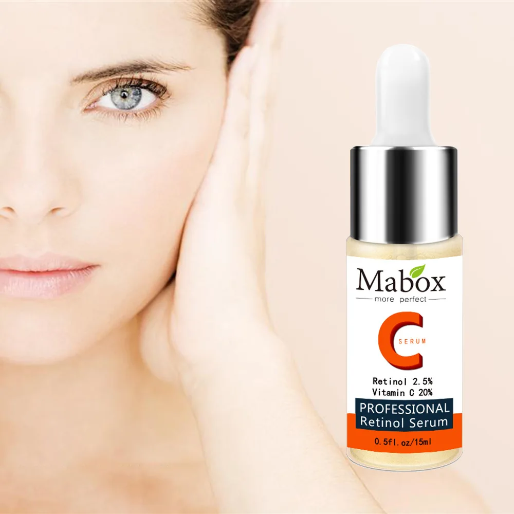 

Vitamin C 20% Retinol 2.5% Serum Brightening Whitening Anti-Aging Essence Remover Freckle Spots For Skin Care