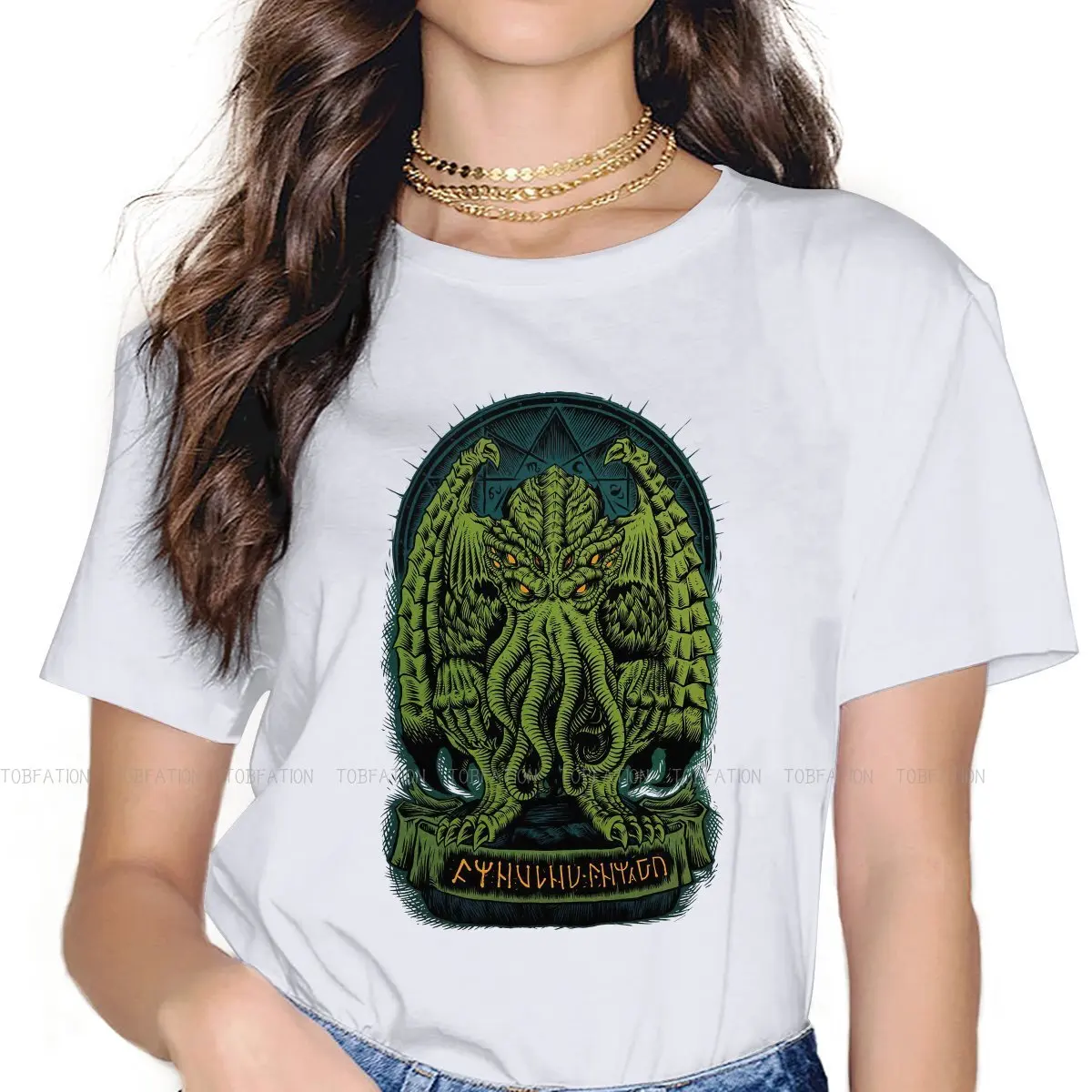 Cthulhu серия художественная культура женская футболка сонница риаха женские топы 5XL графические кавайные футболки Дамская Футболка большого ...
Cthulhu серия художественная культура женская футболка сонница риаха женские топы 5XL графические кавайные футболки Дамская Футболка большого ...