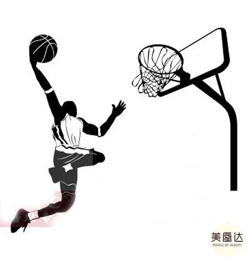 Removable wall stickers basketball trapeze living room wall sticker decoration dormitory bedrooms
Removable wall stickers basketball trapeze living room wall sticker decoration dormitory bedrooms