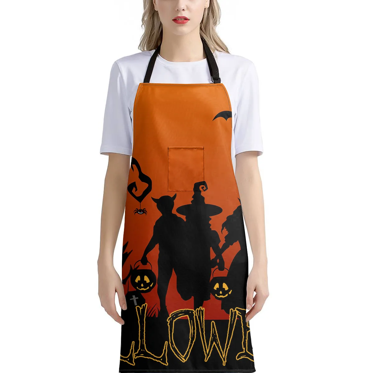1Pcs Kitchen Apron Happy Halloween Printed Sleeveless Cotton Linen Aprons for Men Women Home Cleaning Tools Black Adjustable Bib
1Pcs Kitchen Apron Happy Halloween Printed Sleeveless Cotton Linen Aprons for Men Women Home Cleaning Tools Black Adjustable Bib