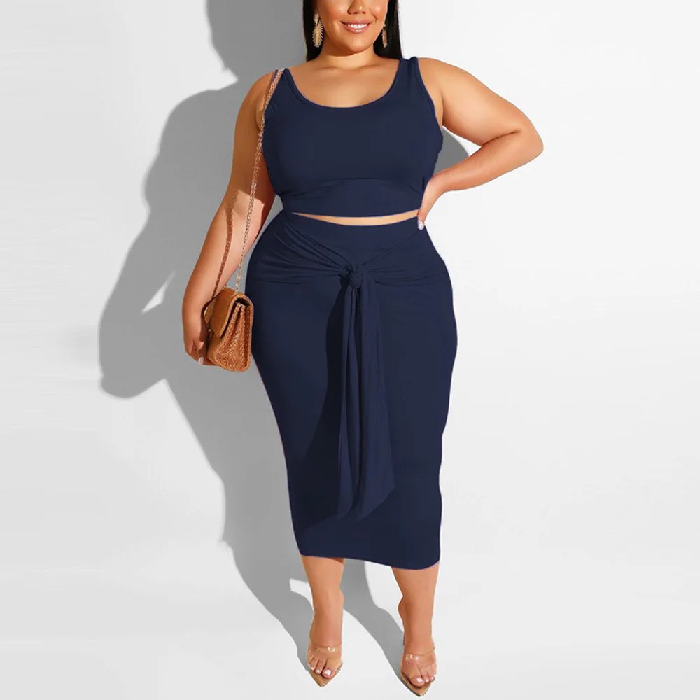 Large Skirts For African Women Crop Tops & Long Skirts 2 Pieces Bodycon High Waist Causal Fashion Outfits Matching Sets 2021 New
Large Skirts For African Women Crop Tops & Long Skirts 2 Pieces Bodycon High Waist Causal Fashion Outfits Matching Sets 2021 New