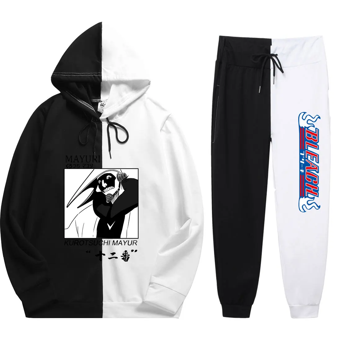 2021 Summer Men sets Anime BLEACH Print Hoodies Sweatshirt Casual Soft Patchwork Thin Hoodie+Pants Man 2 Pieces Sets Harajuku
2021 Summer Men sets Anime BLEACH Print Hoodies Sweatshirt Casual Soft Patchwork Thin Hoodie+Pants Man 2 Pieces Sets Harajuku