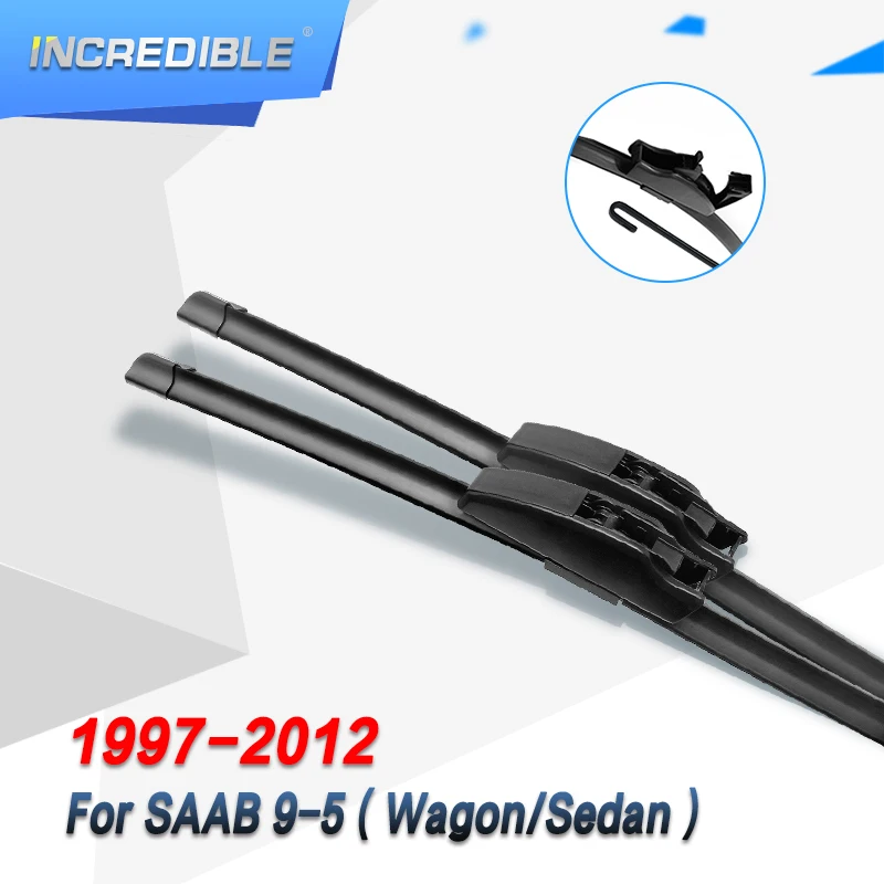Невероятные щетки стеклоочистителя для SAAB 9-5, подходят для крючков/байонетных рычагов, модель с 1997 по 2012 год
Невероятные щетки стеклоочистителя для SAAB 9-5, подходят для крючков/байонетных рычагов, модель с 1997 по 2012 год