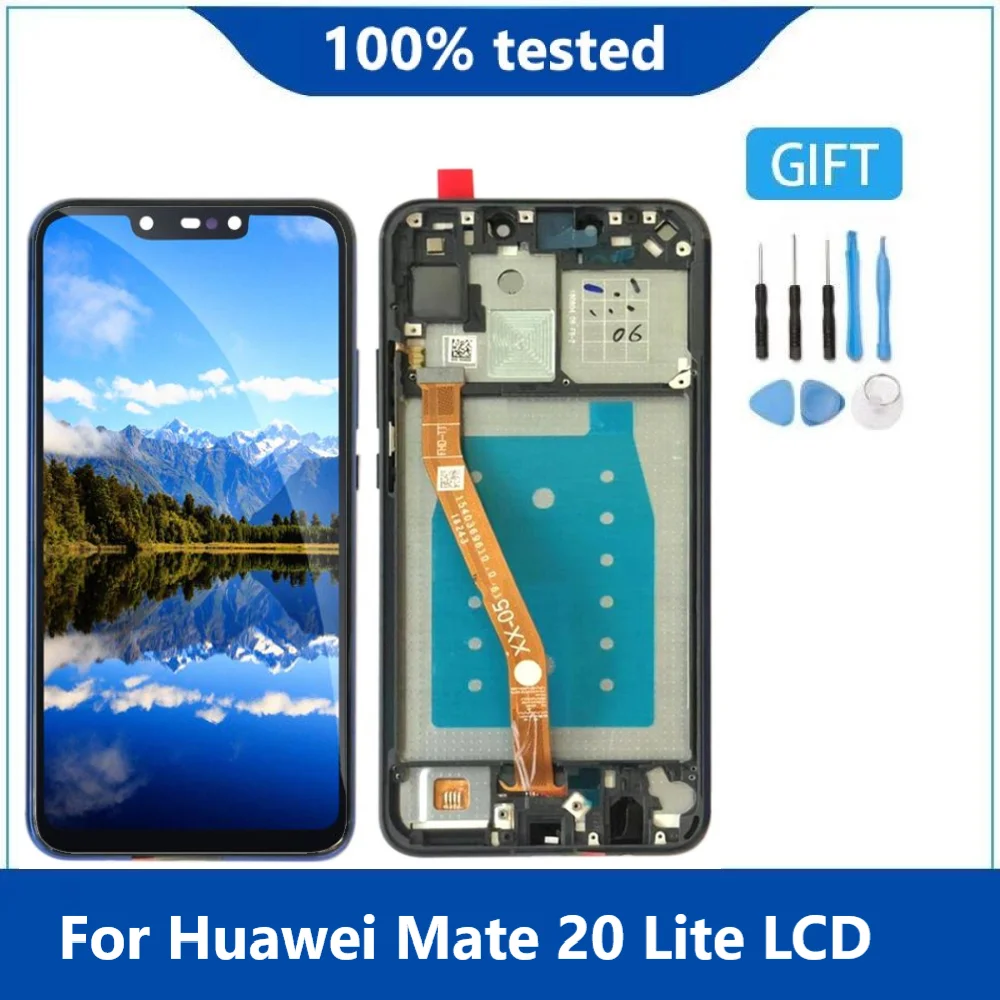 ЖК-дисплей для Huawei Mate 20 Lite, дисплей с сенсорным экраном и дигитайзером в сборе, AAA, с рамкой, оригинал
ЖК-дисплей для Huawei Mate 20 Lite, дисплей с сенсорным экраном и дигитайзером в сборе, AAA, с рамкой, оригинал