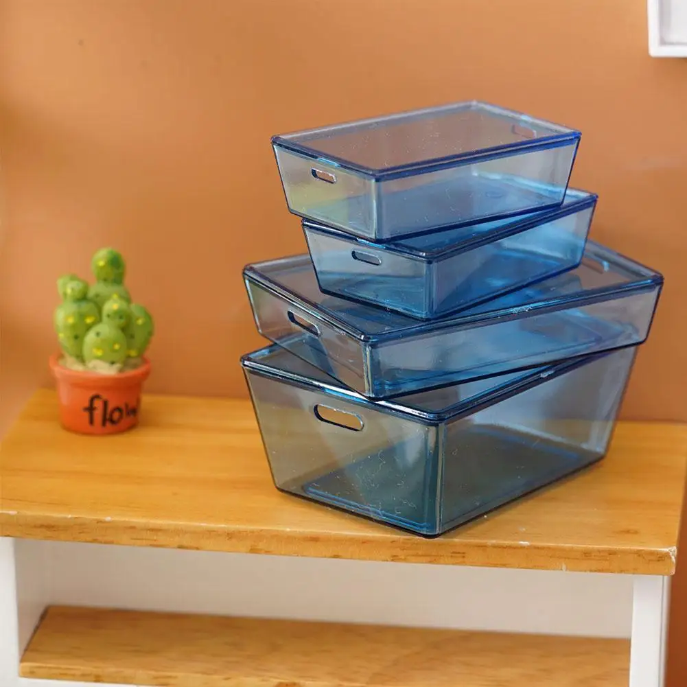 4 Pcs 1:6 And 1:12 Mini Model Doll House Box With Lid Storage Box Containing Case Dollhouse Accessories
4 Pcs 1:6 And 1:12 Mini Model Doll House Box With Lid Storage Box Containing Case Dollhouse Accessories