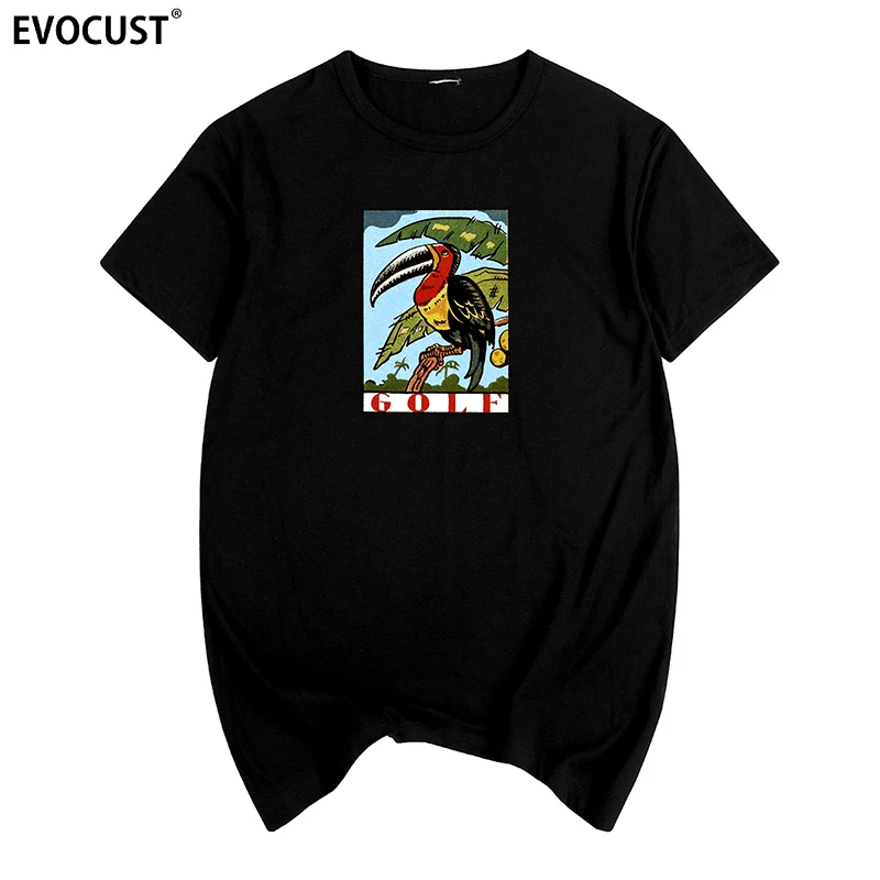 Golf Wang Toucan Tyler The Creator skate rapper hip hop music T-shirt Cotton Men T shirt New TEE TSHIRT Womens
Golf Wang Toucan Tyler The Creator skate rapper hip hop music T-shirt Cotton Men T shirt New TEE TSHIRT Womens