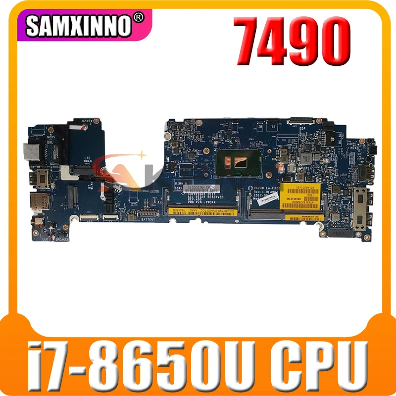 Для Dell Latitude 7490 ноутбук материнская плата CWDR5 0CWDR5 CN-0CWDR5 W/ i7-8650U Процессор LA-F322P DDR4 100% рабочих
Для Dell Latitude 7490 ноутбук материнская плата CWDR5 0CWDR5 CN-0CWDR5 W/ i7-8650U Процессор LA-F322P DDR4 100% рабочих