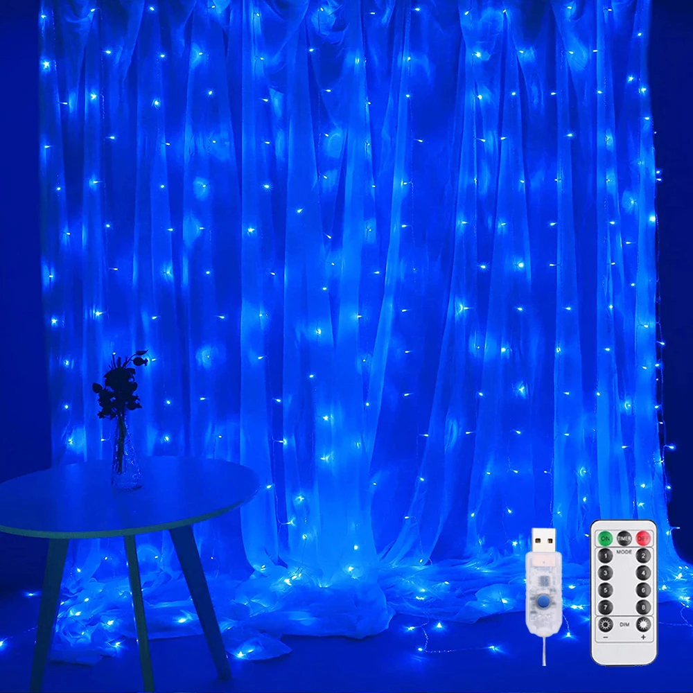 3M x 3M LED Curtain Lamp Remote Control USB String Lights on Window Garland Fairy Lights For New Year Christmas Room Decoration
3M x 3M LED Curtain Lamp Remote Control USB String Lights on Window Garland Fairy Lights For New Year Christmas Room Decoration