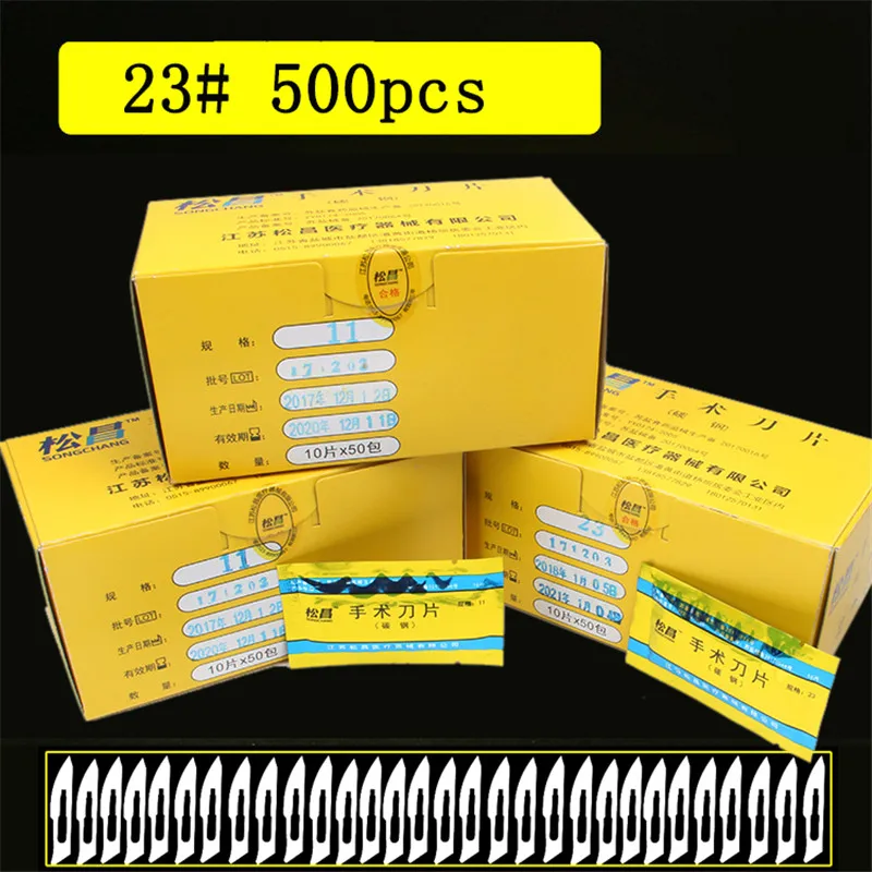 Surgical blade 23# stainless steel handle scalpel blade disposable blade multi-function knife a variety of DIY
Surgical blade 23# stainless steel handle scalpel blade disposable blade multi-function knife a variety of DIY
