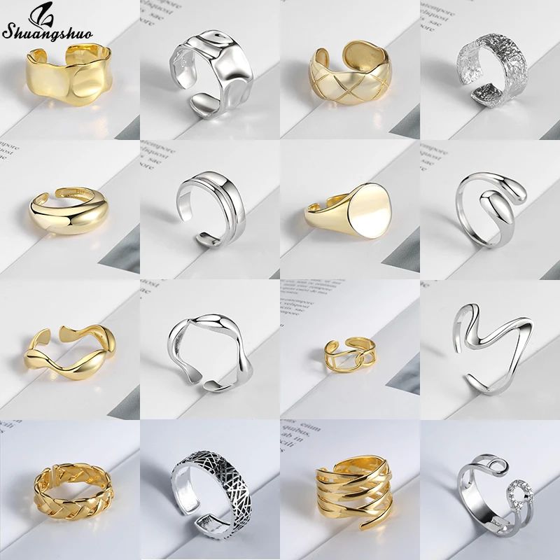 Geometric Ring Gold Color Smooth Cross Opening Rings for Women Accessories Finger Fashion Jewelry Gifts Bague Anillo Jewellery
Geometric Ring Gold Color Smooth Cross Opening Rings for Women Accessories Finger Fashion Jewelry Gifts Bague Anillo Jewellery