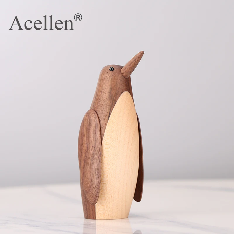 Wooden penguin Model Home Decor Accessories Ornaments Animal Figurines Desktop Decor Display Wood Handmade Crafts Gifts Toys
Wooden penguin Model Home Decor Accessories Ornaments Animal Figurines Desktop Decor Display Wood Handmade Crafts Gifts Toys