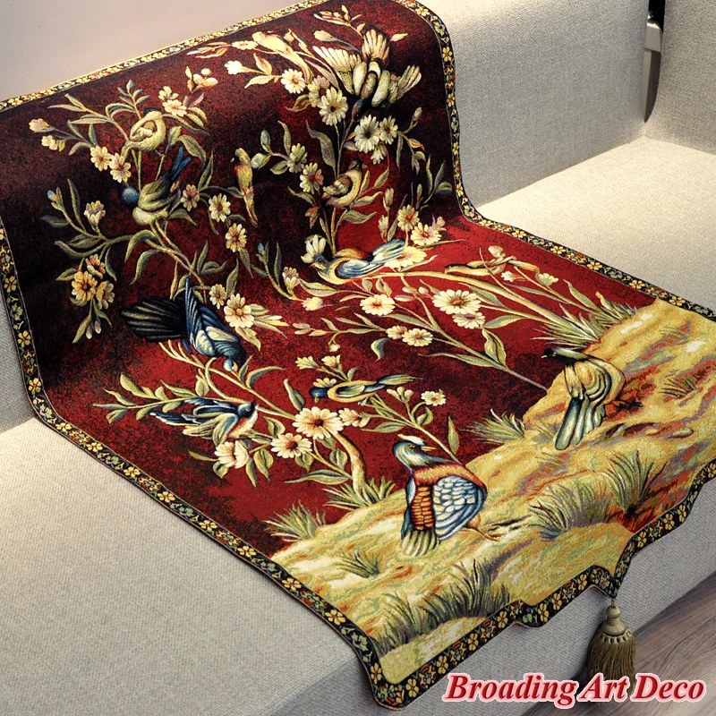 BEAUTIFUL FLOWER & BIRDS JACQUARD WEAVE TAPESTRY WALL HANGING GOBELIN HOME ART TEXTILE DECORATION AUBUSSON COTTON 100% 158X89CM
BEAUTIFUL FLOWER & BIRDS JACQUARD WEAVE TAPESTRY WALL HANGING GOBELIN HOME ART TEXTILE DECORATION AUBUSSON COTTON 100% 158X89CM