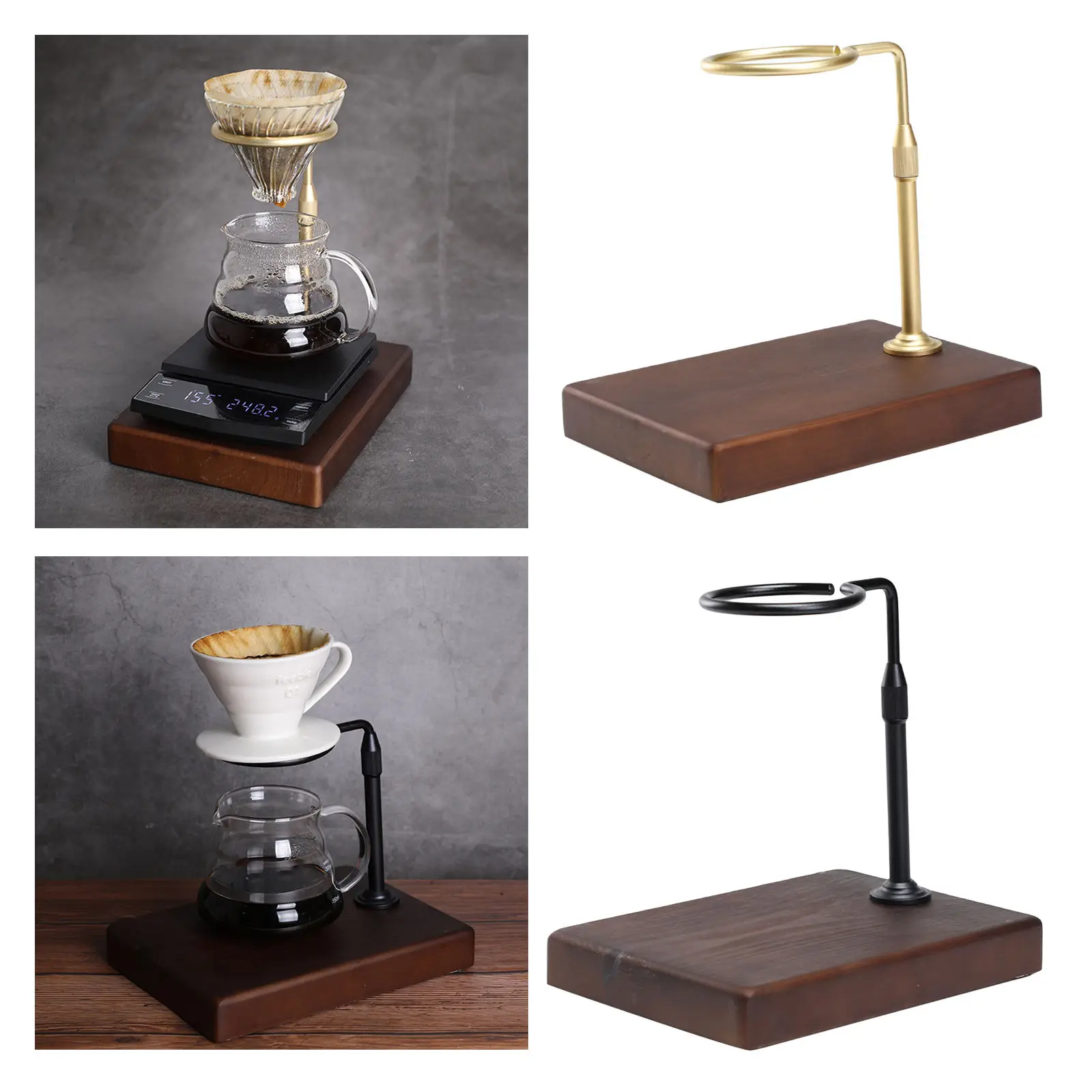 Pour Over Coffee Dripper Stand Filter Holder Tray Dripping Filter Holder Wooden Base for Home Kitchen Cafe Coffee Maker 
Pour Over Coffee Dripper Stand Filter Holder Tray Dripping Filter Holder Wooden Base for Home Kitchen Cafe Coffee Maker
