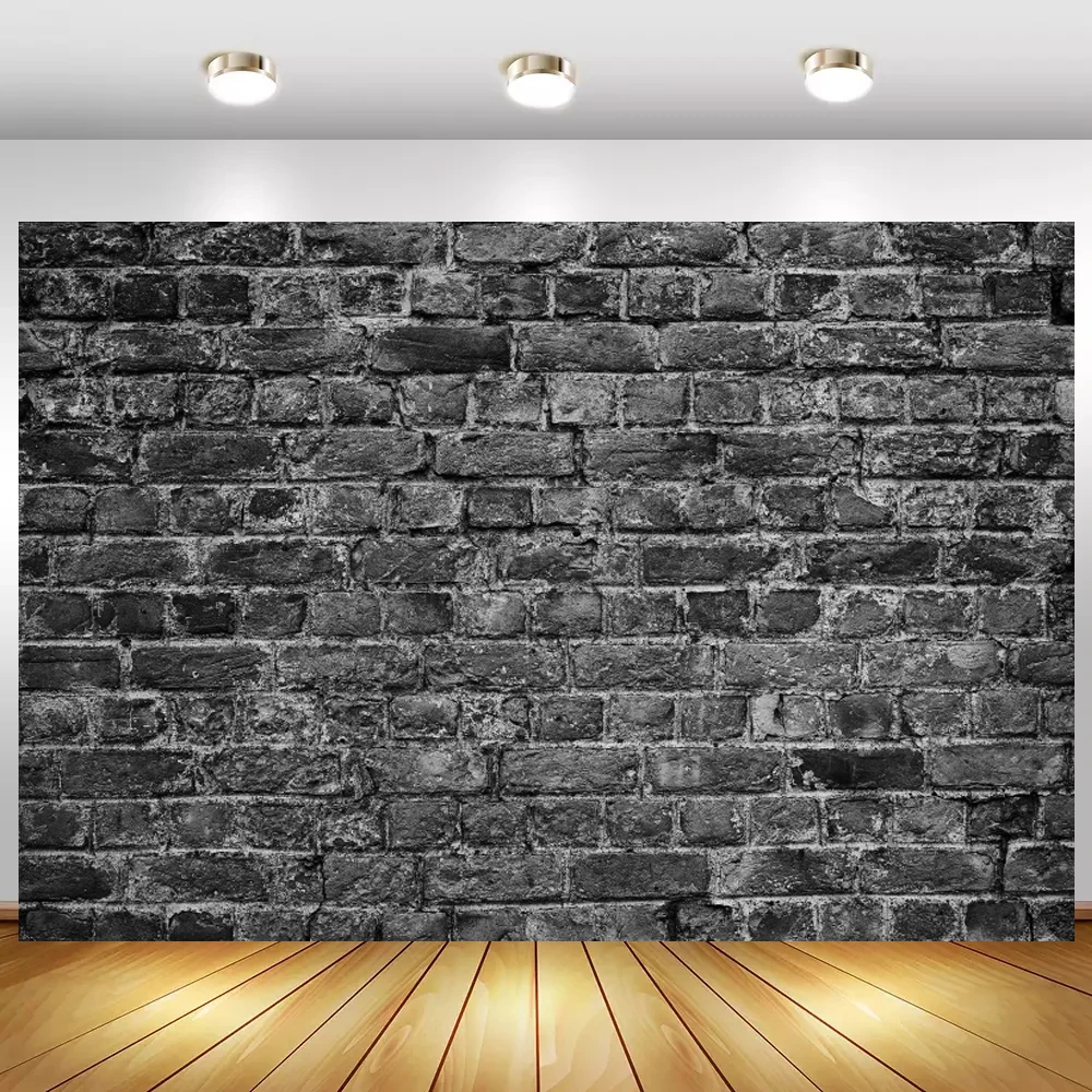 Charcoal Black Brick Wall Photography Background Home Decor Photocall Portrait Photo Backdrop For Photo Studio
Charcoal Black Brick Wall Photography Background Home Decor Photocall Portrait Photo Backdrop For Photo Studio
