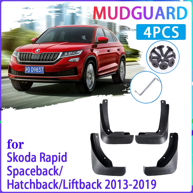 4 PCS Car Mud Flaps for Skoda Rapid Spaceback Hatchback 2013~2019 Mudguard Splash Guards Fender Mudflaps Auto Accessories
4 PCS Car Mud Flaps for Skoda Rapid Spaceback Hatchback 2013~2019 Mudguard Splash Guards Fender Mudflaps Auto Accessories