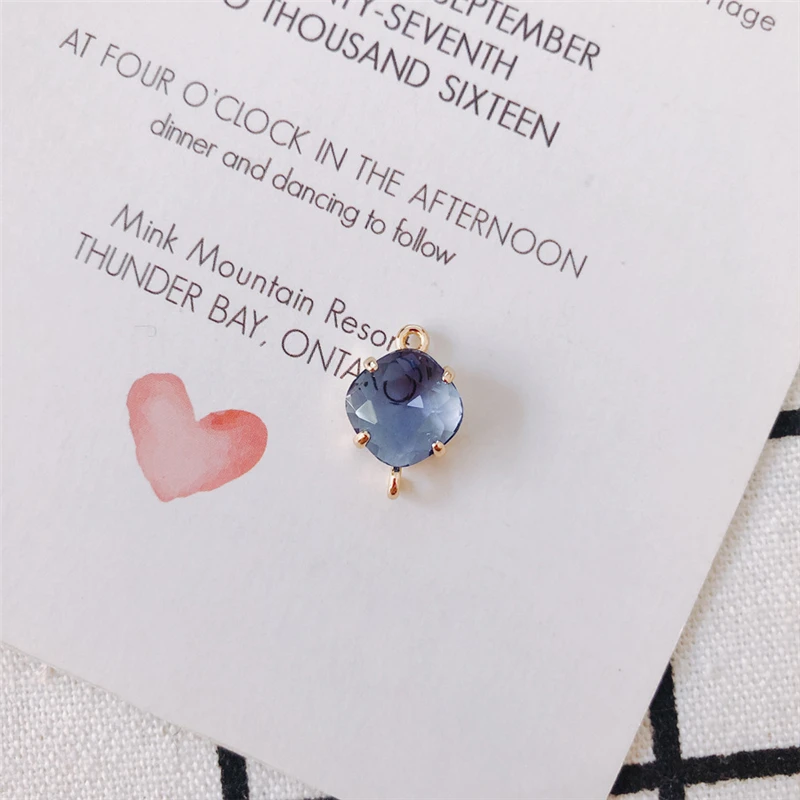 10Pcs Alloy crystal rhombus Jewelry Accessories Fashion Beads Charms for handmade Making DIY Earrings Necklaces Bracele 
10Pcs Alloy crystal rhombus Jewelry Accessories Fashion Beads Charms for handmade Making DIY Earrings Necklaces Bracele