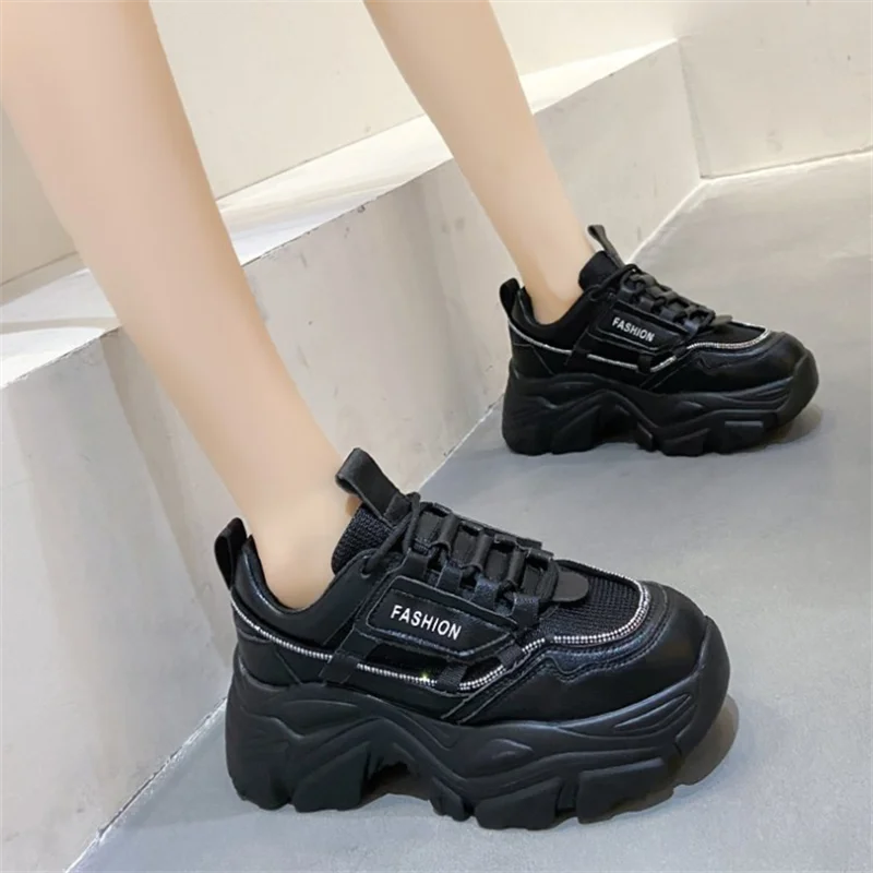 Casual Women Sneakers High Heels Platform Sports Shoes Autumn And Winter Thick Bottom Walking Shoes Breathable Vulcanized Shoes
Casual Women Sneakers High Heels Platform Sports Shoes Autumn And Winter Thick Bottom Walking Shoes Breathable Vulcanized Shoes