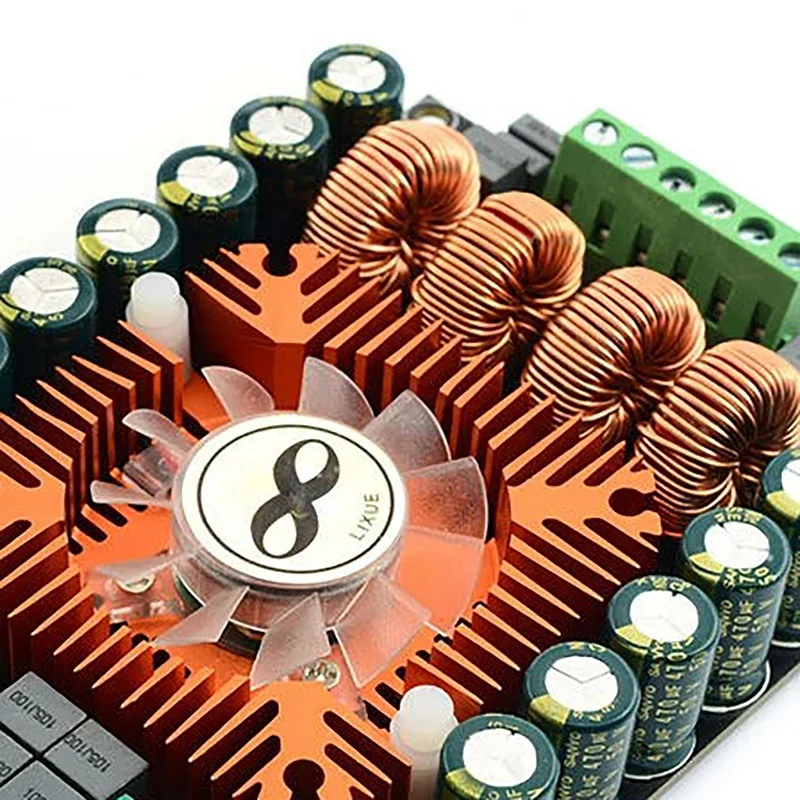 TDA7498E Digital Power Amplifier Board 160Wx2 High-Power 2.0HIFI Stereo Support BTL220W Audio Power Amplifier Board
TDA7498E Digital Power Amplifier Board 160Wx2 High-Power 2.0HIFI Stereo Support BTL220W Audio Power Amplifier Board