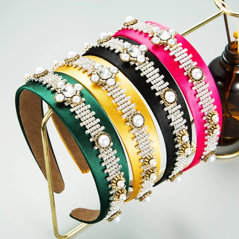 Luxury Baroque Chain Rhinestone Headband Fashion Hair Accessories Women Pearl Trendy Hairband Cute Hair Hoop Boutique Headwear
Luxury Baroque Chain Rhinestone Headband Fashion Hair Accessories Women Pearl Trendy Hairband Cute Hair Hoop Boutique Headwear
