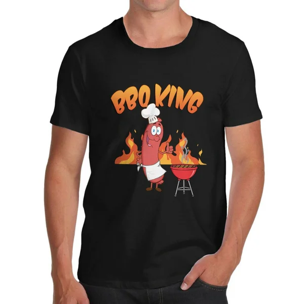 BBQ King Summer Creative Art Pattern Printing Fashion Casual Round Neck Cotton Men's T-Shirt 123
BBQ King Summer Creative Art Pattern Printing Fashion Casual Round Neck Cotton Men's T-Shirt 123