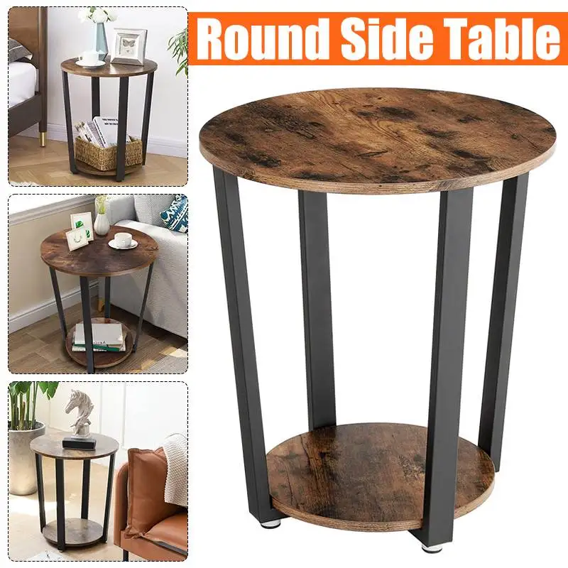 50x57cm Round Table Wooden Side Table Sofa Side Table Living Room Vintage Simple Modern Creative Tea Table Small Table
50x57cm Round Table Wooden Side Table Sofa Side Table Living Room Vintage Simple Modern Creative Tea Table Small Table