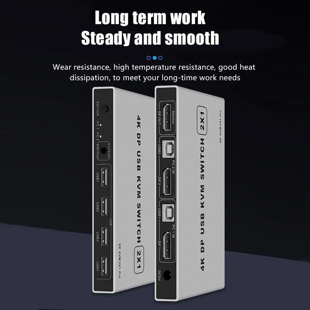 2in1 Dual Port 8K Displayport KVM Switch Is Backward Displayport With Compatible KVM 2K/144HZ 4K/144Hz DP Switch USB 4KX2K/ X0Z2
2in1 Dual Port 8K Displayport KVM Switch Is Backward Displayport With Compatible KVM 2K/144HZ 4K/144Hz DP Switch USB 4KX2K/ X0Z2