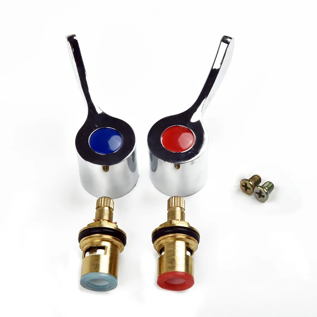 2set Lever Taps Tops And Quarter Turn Tap Valves Replacement 1/4\" Universal Kit Professional Faucet Handle Spool Deck Mounte
2set Lever Taps Tops And Quarter Turn Tap Valves Replacement 1/4\" Universal Kit Professional Faucet Handle Spool Deck Mounte