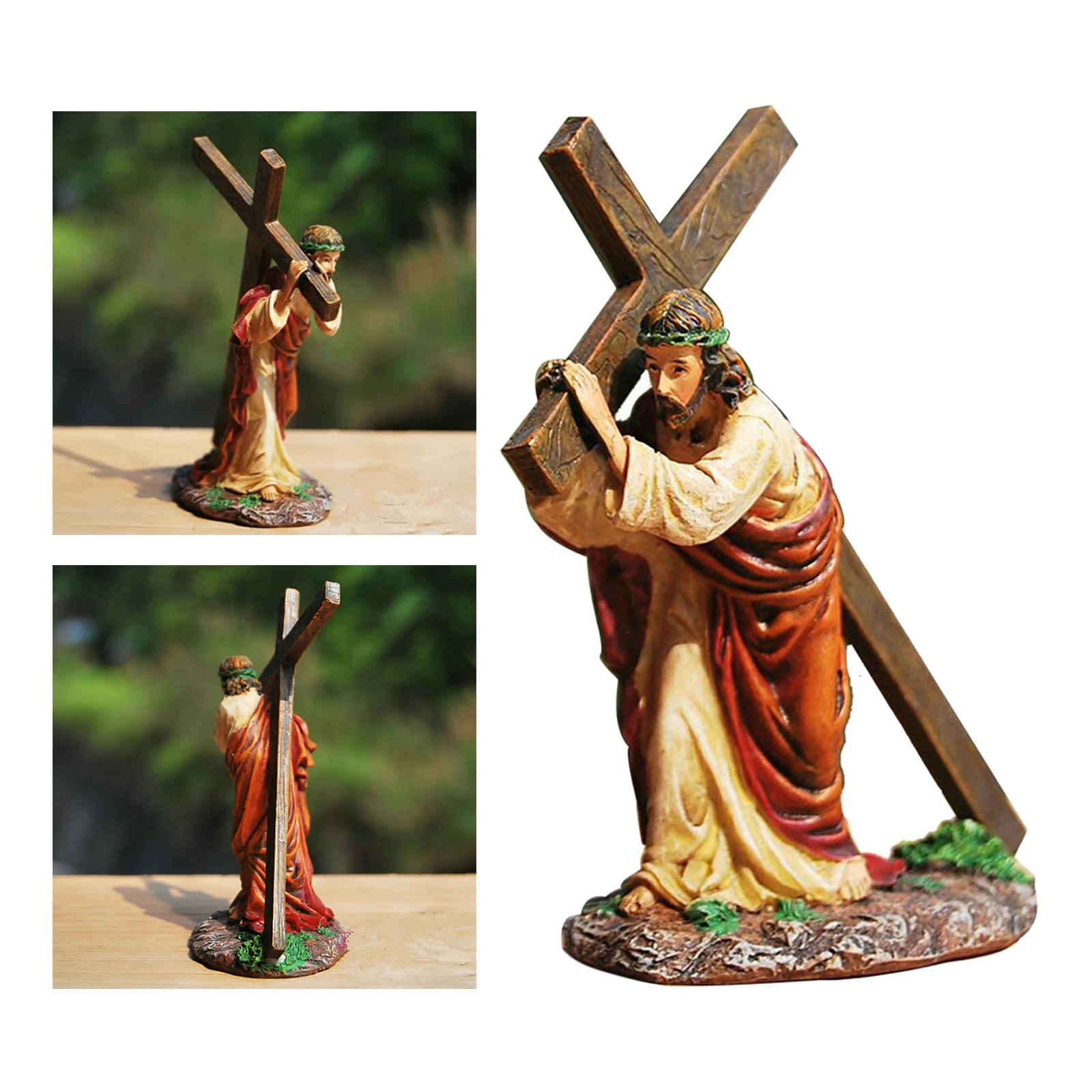 Resin Cross Crucifix Jesus Statue Figurine Christian Car Decoration Home Furnishing Accessories Religious Catholic Gift
Resin Cross Crucifix Jesus Statue Figurine Christian Car Decoration Home Furnishing Accessories Religious Catholic Gift