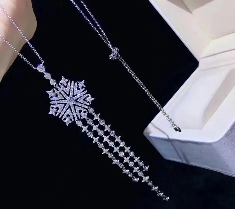 925 sterling silver with cubic zircon snowflake pendant fine women jewelry free shipping high quality
925 sterling silver with cubic zircon snowflake pendant fine women jewelry free shipping high quality