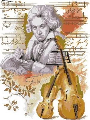 23-beethoven's Violin (14CT) Counted Cross Stitch 11CT 14CT 18CT DIY Cross Stitch Kits Embroidery Needlework Sets
23-beethoven's Violin (14CT) Counted Cross Stitch 11CT 14CT 18CT DIY Cross Stitch Kits Embroidery Needlework Sets
