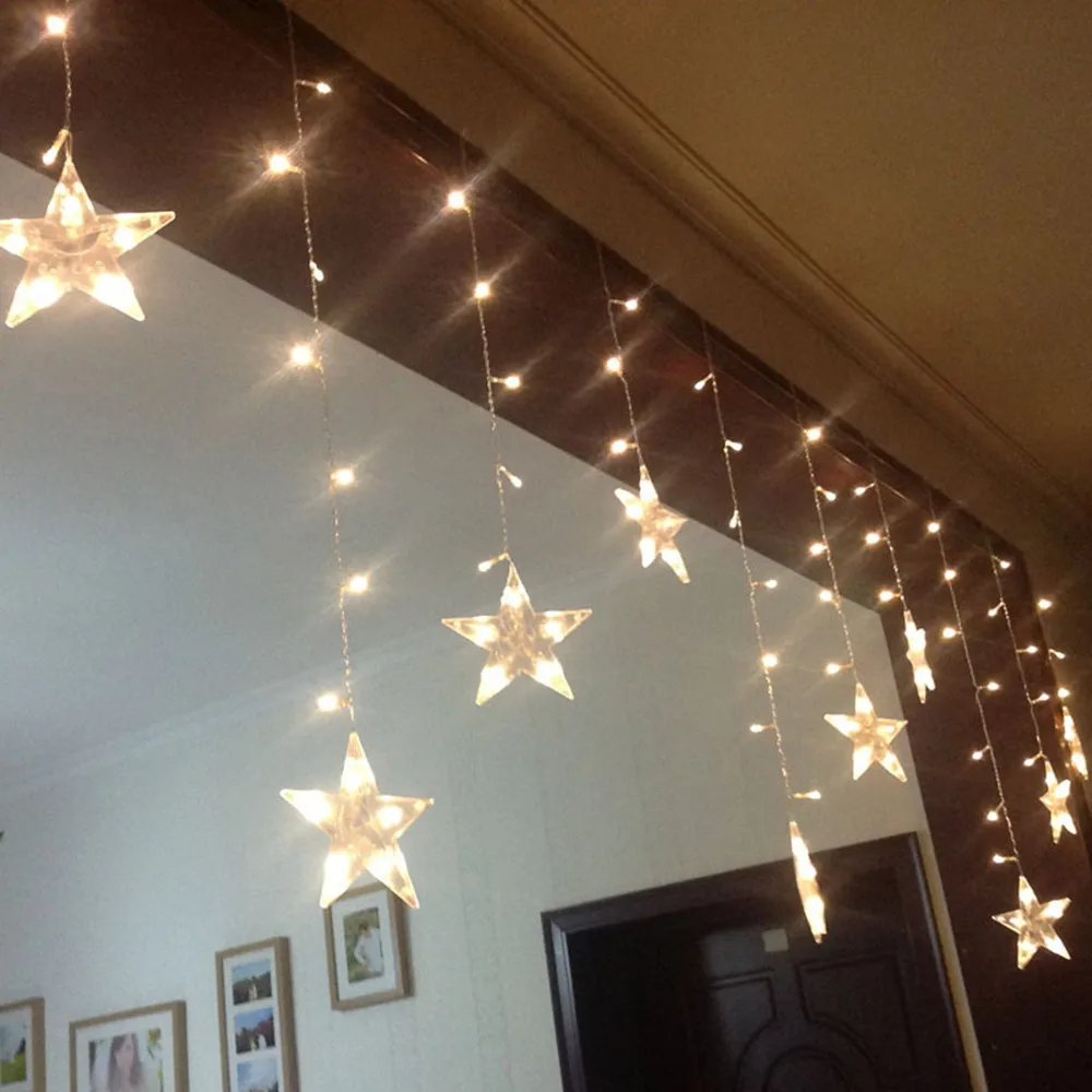 Led Stars Christmas Hanging Curtain Lights Ozdoby Swiateczne Boze Narodzenie String Net Xmas Home Party Home
Led Stars Christmas Hanging Curtain Lights Ozdoby Swiateczne Boze Narodzenie String Net Xmas Home Party Home