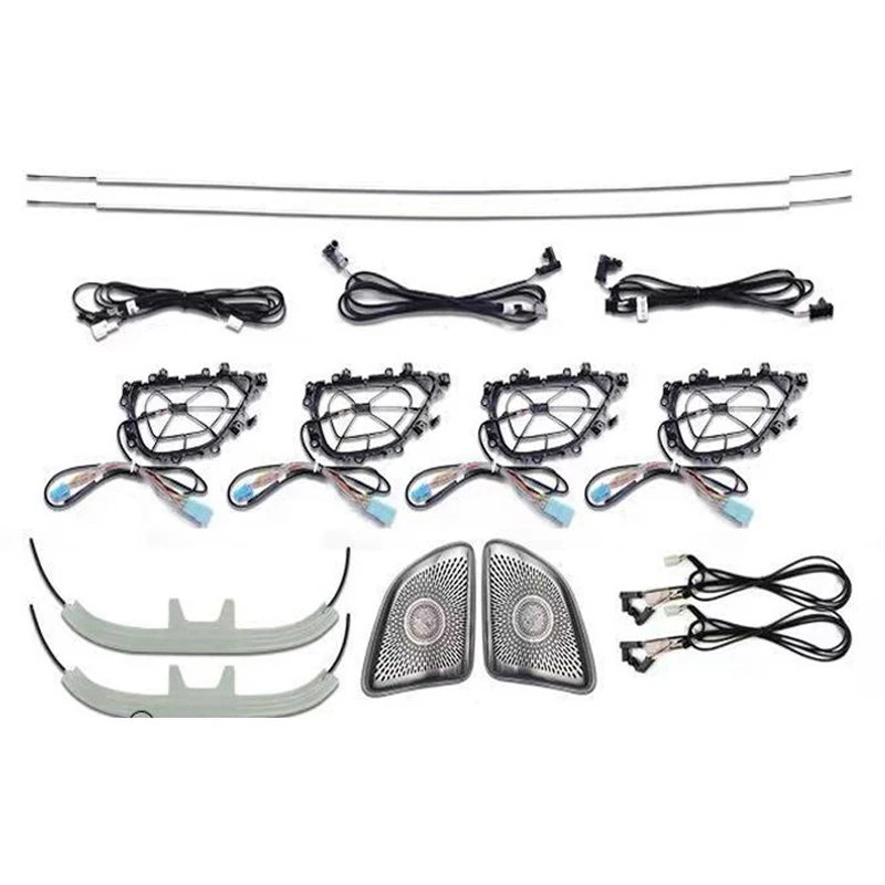 Комплект окружасветильник для Benz GLE W167 GLS X167 GLE350 GLE450, светящийся в темноте светодиодный твитер, крышка крыши, атмосферная лампа 64 цвета
Комплект окружасветильник для Benz GLE W167 GLS X167 GLE350 GLE450, светящийся в темноте светодиодный твитер, крышка крыши, атмосферная лампа 64 цвета