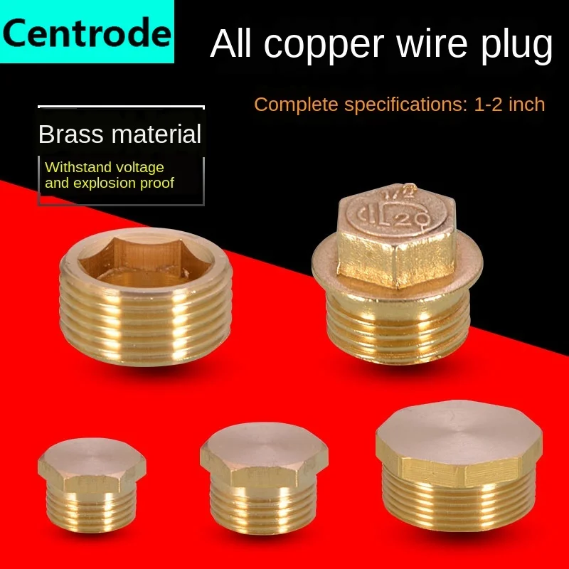 1/2 IN copper outer wire plug water heating copper fittings 1/8IN 1/4IN 3/8IN 3/4IN water pipe plug cap bulkhead 1 IN pipe plug
1/2 IN copper outer wire plug water heating copper fittings 1/8IN 1/4IN 3/8IN 3/4IN water pipe plug cap bulkhead 1 IN pipe plug