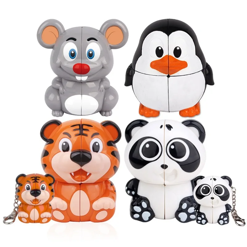 Magic cube puzzle animal 2x2x2 puzzle cube panda penguin tiger mouse professional cube cute toy twist wisdom educational game
Magic cube puzzle animal 2x2x2 puzzle cube panda penguin tiger mouse professional cube cute toy twist wisdom educational game