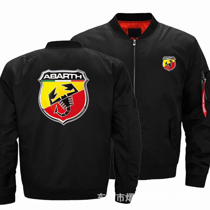New Autumn Winter Flight Jacket ABARTH Logo Coat Mens Womens Warm Casual Zipper Baseball Jacket mens clothing Harajuku
New Autumn Winter Flight Jacket ABARTH Logo Coat Mens Womens Warm Casual Zipper Baseball Jacket mens clothing Harajuku