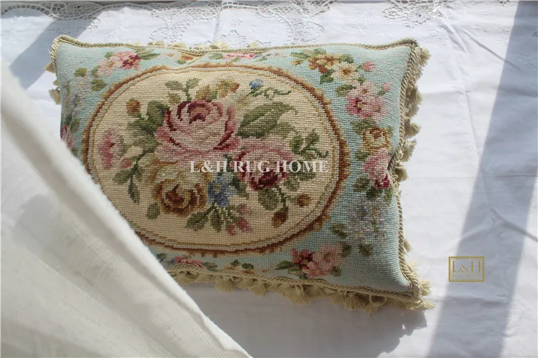 Free Shipping 10K 14"x20" Needlepoint woolen cushion handmade woolen pillow with 100% New Zealand Wool Cushion cover 
Free Shipping 10K 14"x20" Needlepoint woolen cushion handmade woolen pillow with 100% New Zealand Wool Cushion cover