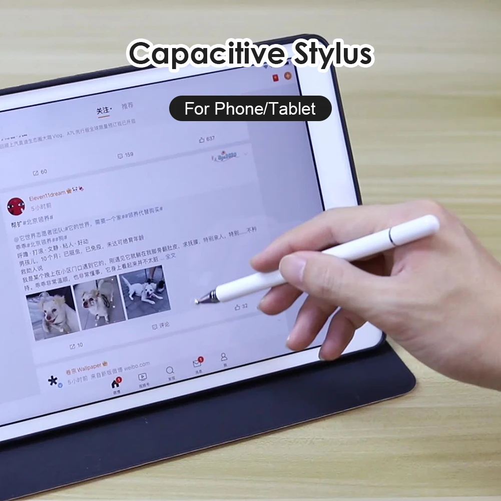 Thin Tip Capacitive Touch Screen Stylus 2 in 1 Mobile Phone Touch Pen Drawing Pencil For Iphone Samsung Android Tablet Stylus
Thin Tip Capacitive Touch Screen Stylus 2 in 1 Mobile Phone Touch Pen Drawing Pencil For Iphone Samsung Android Tablet Stylus