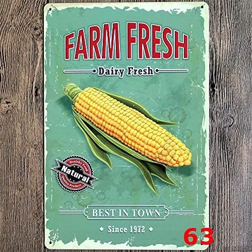 Farm Fresh Natural Corn Novelty Parking Retro Metal Tin Sign Plaque Poster Wall Decor Art Shabby Chic Gift Suitable 12x8 Inch
Farm Fresh Natural Corn Novelty Parking Retro Metal Tin Sign Plaque Poster Wall Decor Art Shabby Chic Gift Suitable 12x8 Inch
