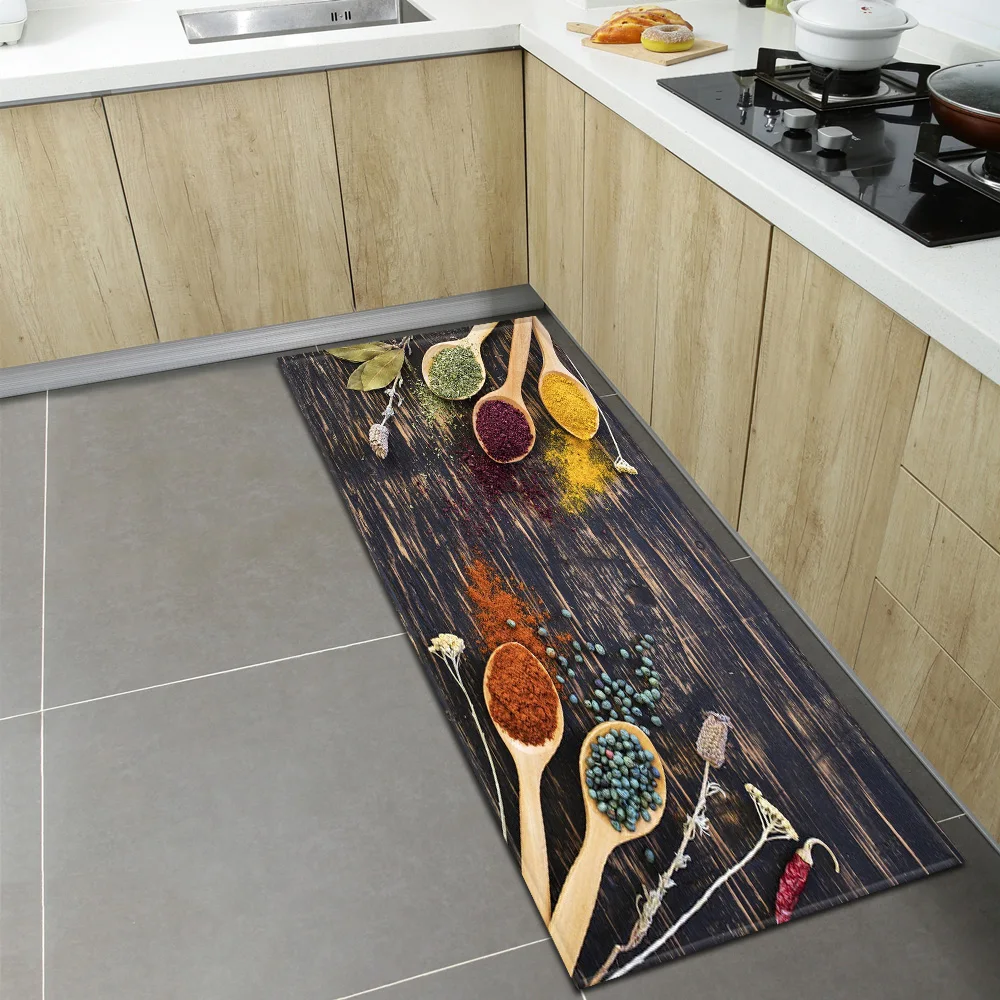 Spices Kitchen Carpet Home Entrance Doormat Bedroom Living Room Decoration Long Rug Hallway Balcony Bathroom Anti-Slip Floor Mat
Spices Kitchen Carpet Home Entrance Doormat Bedroom Living Room Decoration Long Rug Hallway Balcony Bathroom Anti-Slip Floor Mat