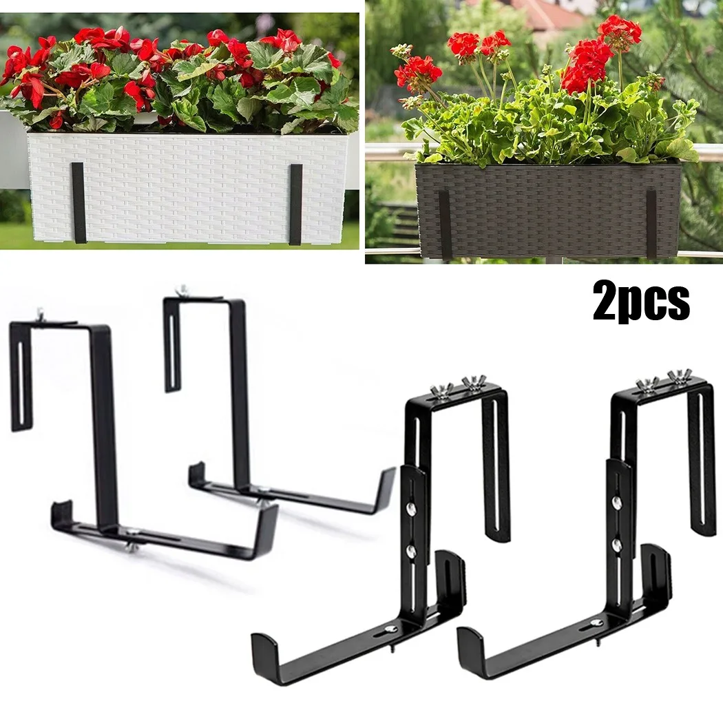 1 Pair Hook Trough Plant Pot Hanging Hooks Rail Balcony Planter Holder Brackets S/L Garden Plant Care Accessories
1 Pair Hook Trough Plant Pot Hanging Hooks Rail Balcony Planter Holder Brackets S/L Garden Plant Care Accessories