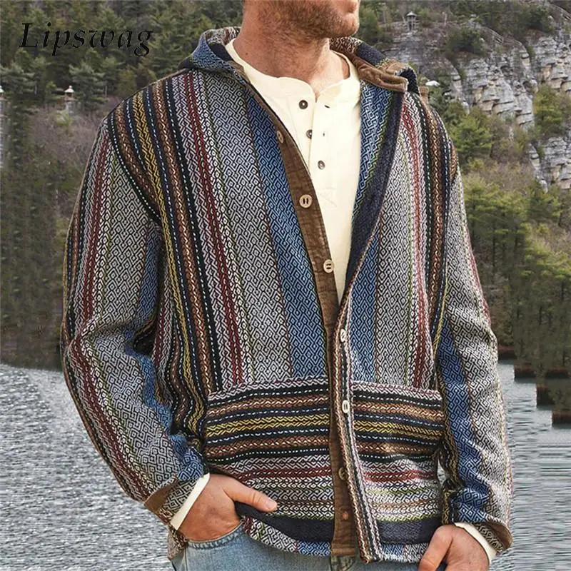 Men Loose Buttons Coat Casual Cardigan Hooded Shirts Men 2021 Autumn Fashion Pattern Printed Long Sleeve Hoodies Tops Streetwear
Men Loose Buttons Coat Casual Cardigan Hooded Shirts Men 2021 Autumn Fashion Pattern Printed Long Sleeve Hoodies Tops Streetwear