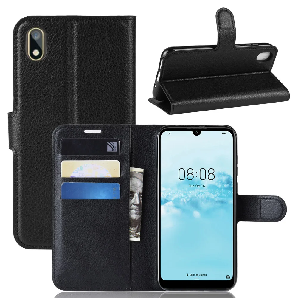 Роскошный чехол кошелек из искусственной кожи с откидной крышкой для Huawei Y5 2019 AMN