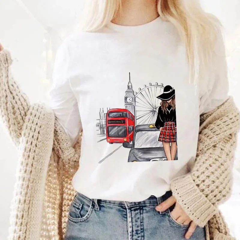 Aesthetic Women Tshirt 2021 Hot New fashion T Harajuku Round Neck Lady tshirt Short Sleeve leisure Summer tee shirt females
Aesthetic Women Tshirt 2021 Hot New fashion T Harajuku Round Neck Lady tshirt Short Sleeve leisure Summer tee shirt females