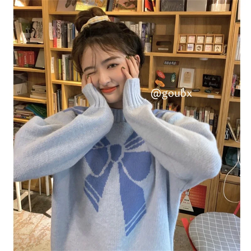 Women's round Neck Long-Sleeved Knitted Sweater 2021 New Autumn Korean Style Retro Fashionable Outer Wear Top
Women's round Neck Long-Sleeved Knitted Sweater 2021 New Autumn Korean Style Retro Fashionable Outer Wear Top