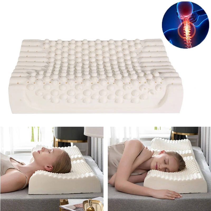 NEW Orthopedic Latex Pillows Pure Natural Thailand Remedial Neck Sleep Pillows Protect Vertebrae Health Care Bedding Cervical
NEW Orthopedic Latex Pillows Pure Natural Thailand Remedial Neck Sleep Pillows Protect Vertebrae Health Care Bedding Cervical