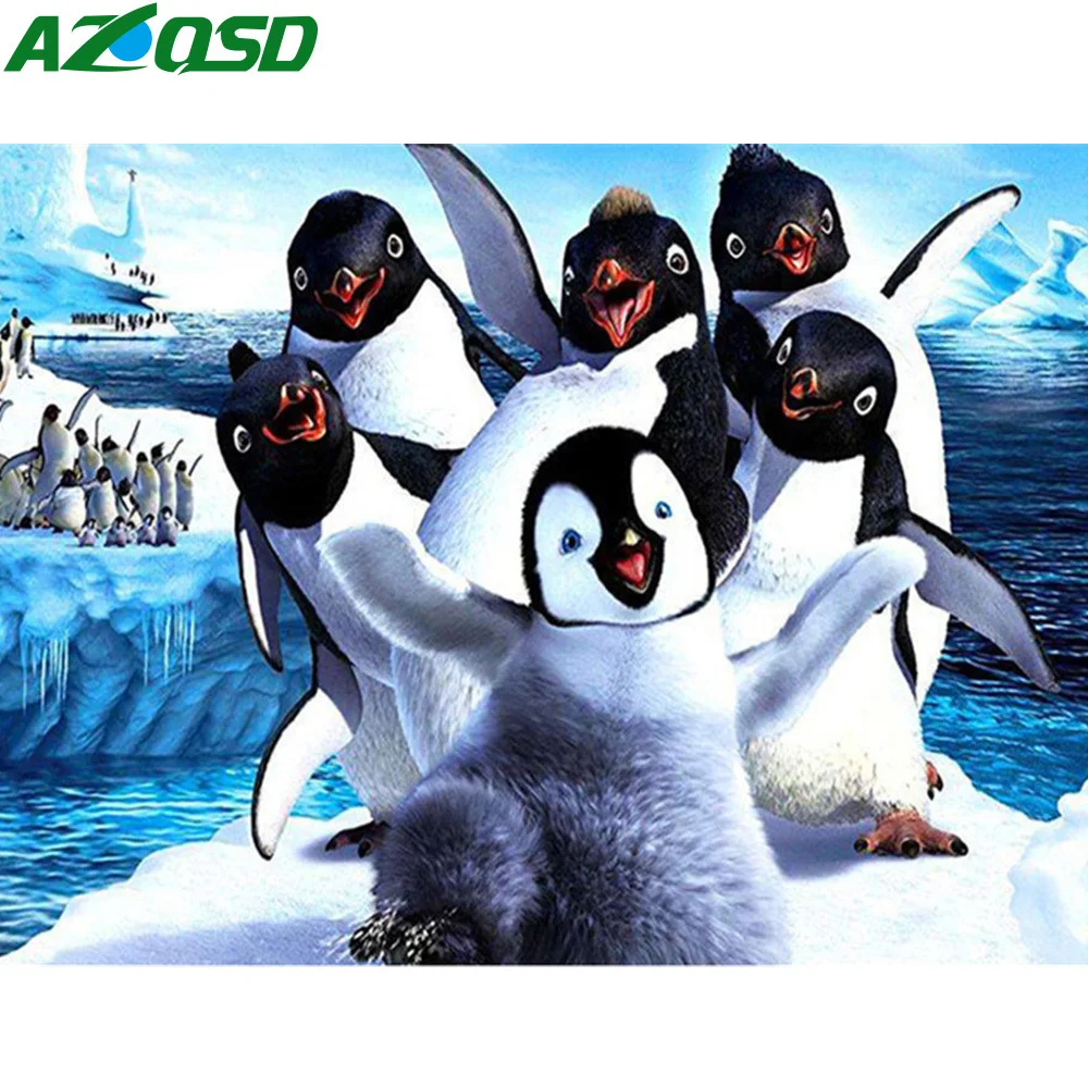 AZQSD алмазная живопись Пингвин вышивка крестиком 5D Алмазная вышивка животные мозаика картина Стразы зимний домашний декор
AZQSD алмазная живопись Пингвин вышивка крестиком 5D Алмазная вышивка животные мозаика картина Стразы зимний домашний декор