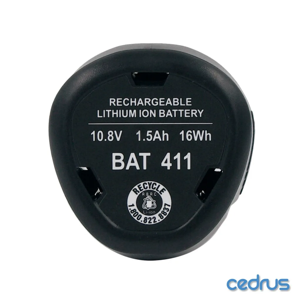 Rechargeable Battery 10.8V 1.5A Li-ion Cordless Power Tools Replacement Batteries for Bosch 10.8V battery BAT411 BAT412A BAT413A
Rechargeable Battery 10.8V 1.5A Li-ion Cordless Power Tools Replacement Batteries for Bosch 10.8V battery BAT411 BAT412A BAT413A