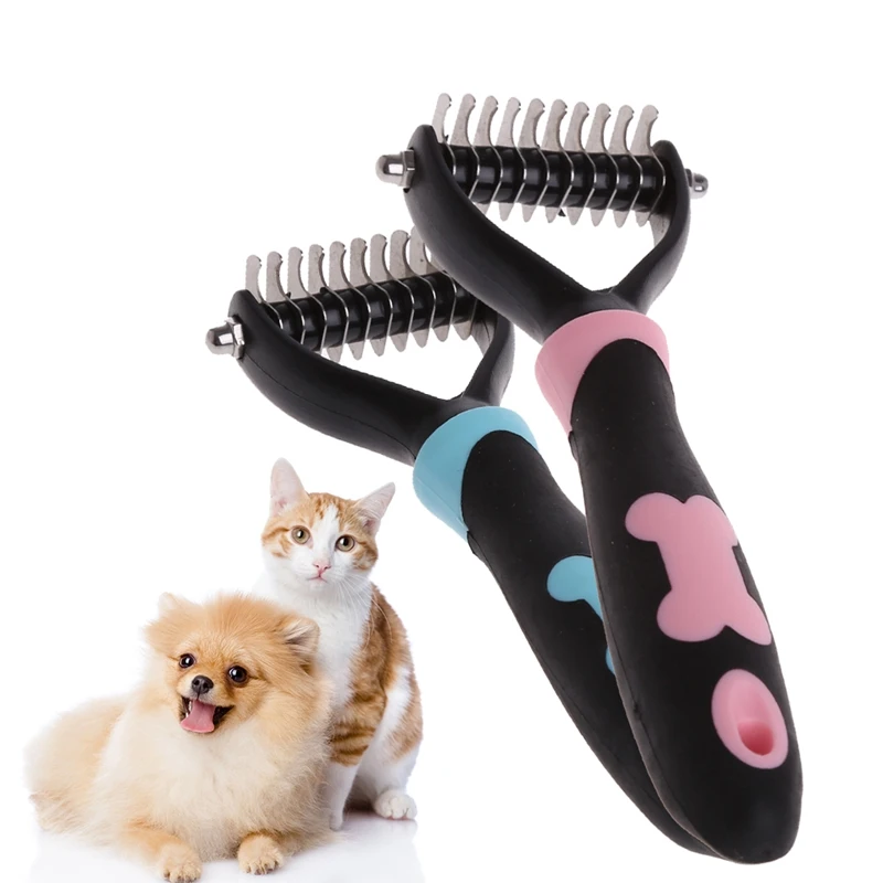 Dog Pet Brush Dematting Grooming Deshedding Tool Trimmer Comb Rake 10/13/18 Blades
Dog Pet Brush Dematting Grooming Deshedding Tool Trimmer Comb Rake 10/13/18 Blades