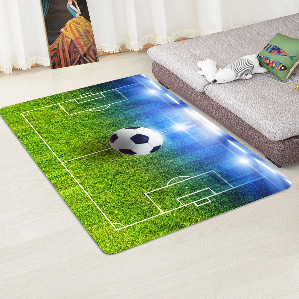 3D three-dimensional living room carpet football printing children's play carpet family play mat green floor area carpet boy bed
3D three-dimensional living room carpet football printing children's play carpet family play mat green floor area carpet boy bed